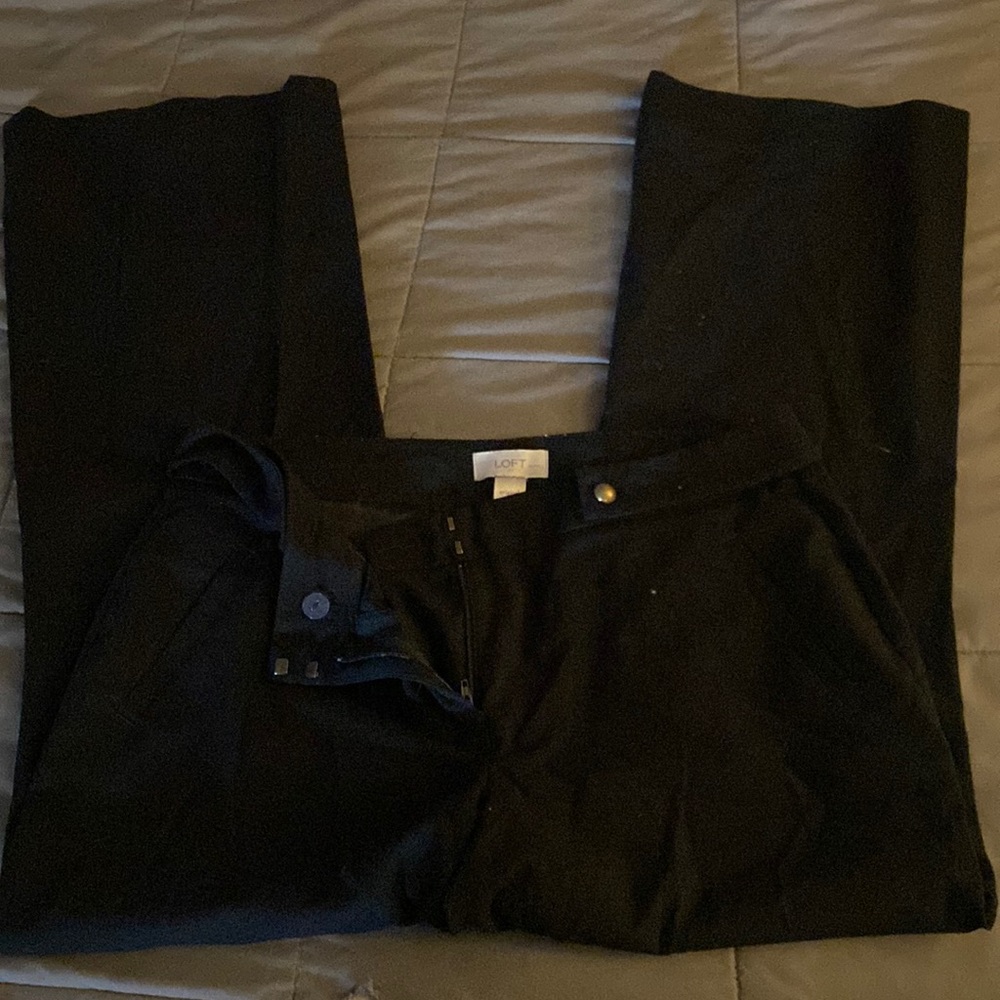 Women’s loft black dress pants 8P